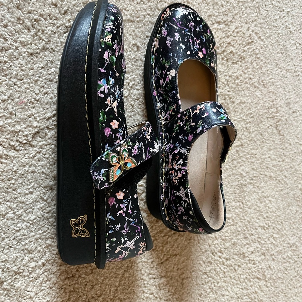 EC Alegria Paloma Black Butterfly Mary Jane PAL-7504 38